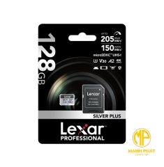 Thẻ nhớ MicroSDXC Lexar (LMSSIPL128G-BNANG) Professional Silver Plus UHS-I U3 128GB 205MB/s 