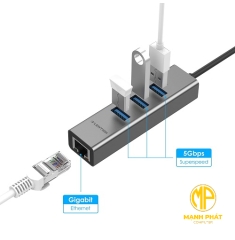 Bộ chuyển đổi USB-C 4 trong 1 Lention C23s