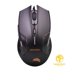 Chuột Newmen G8 Plus RGB đen (USB)