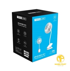 Quạt Kẹp Sạc Đa Năng Mini Totolink T-Fan I Dung Lượng Pin 1800mah