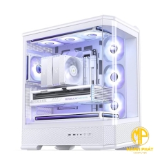 VỎ CASE PC JONSBO D400 WHITE (Mini-ITX / M-ATX / ATX)
