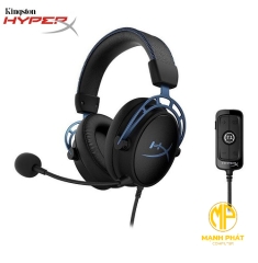 Tai nghe Kingston HyperX Cloud Alpha S Blue âm thanh ảo 7.1| HX-HSCAS-BL/WW