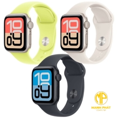 Apple Watch SE 3 GPS 40mm Viền nhôm dây cao su S/M (MEH34SA/A, MEH54SA/A, MEH94SA/A, MEHC4SA/A Apple VN)