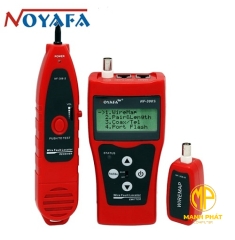Bộ Test Dây, Đo Chiều Dài, Dò Dây Có Màn Hình LCD: cáp mạng, cáp thoại, cáp đồng trục NOYAFA NF-308S  