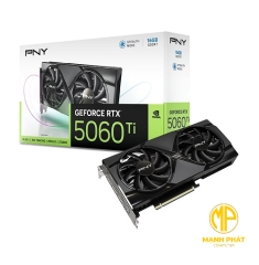 VGA PNY GeForce RTX™ 5060 Ti 16GB Overclocked Dual Fan GPU (VCG5060T16DFXPB1-O)