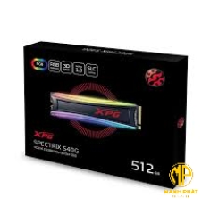 Ổ CỨNG SSD ADATA XPG AS40G 512GB  M.2 PCIe Tản nhiệt LED RGB