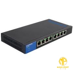 Linksys LGS108P 8-Port Business Desktop Gigabit PoE+ Switch