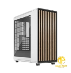 Vỏ Case Fractal Design North ATX mATX Mid Tower | North Chalk White TG Clear Tint (FD-C-NOR1C-04)