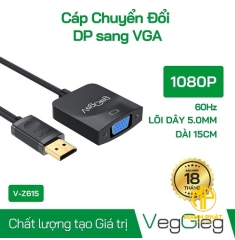 Bộ chuyển đổi DP sang VGA VegGieg VZ615 (BC VZ615)