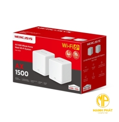 Hệ thống WiFi 6 Mesh Mercusys cho toàn nhà AX1500 Halo H60X (2-pack)