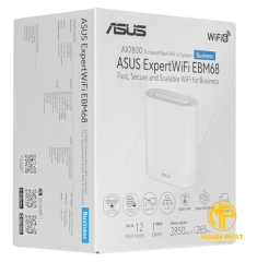 Router WiFi Mesh Asus Expert EBM68 (W-1-PK) MESH WI-FI 6 (802.11ax) Tốc độ chuẩn