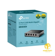 Bộ chuyển mạch để bàn TP-Link 5 cổng 2.5G Multi-Gigabit TL-SG105S-M2