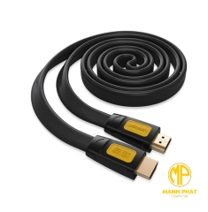 Dây HDMI 1.4 dẹt đồng 100%, 19+1 dài 10M Ugreen (11183)