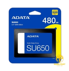 Ổ CỨNG SSD ADATA SU650 480GB SATA  ASU650SS-480GT-R