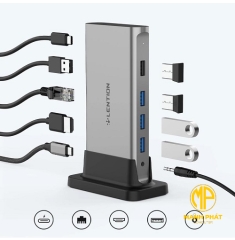 Bộ chuyển đổi USB-C 9 trong 1 Lention D53sHEA