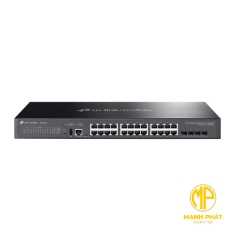 Switch Quản Lý Lite L3 Omada SG5428X 24 Cổng Gigabit Có Thể Xếp Chồng với 4 Khe Cắm 10G