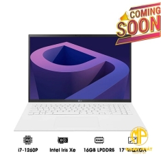 LG Gram 2022 17ZD90Q-G.AX51A5 (Core™ i5-1240P | 16GB | 256GB | Iris Xe Graphics | 17 inch WQXGA | Non-OS | White)