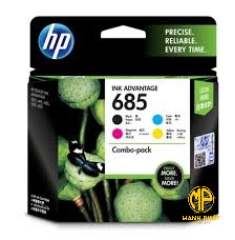 Bộ Mực In Phun Đen + 3 Màu HP 685 (F6V35AA)