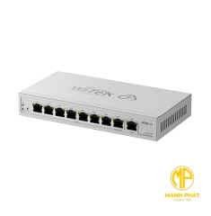 Bộ định tuyến Gateway Switch Wi-Tek WI-AC108P V2 đa WAN 2.5G với 2 cổng 2.5G (8 cổng LAN Gigabit PoE hỗ trợ VPN SD-LAN và quản lý đám mây tập trung)
