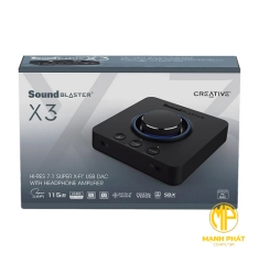 Creative Labs (70SB181500000) Sound Blaster X4 External Sound Card 24 bit