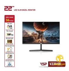 Màn hình phẳng LCD VSP 22inch V2204H FHD VA 100HZ HDMI, VGA 