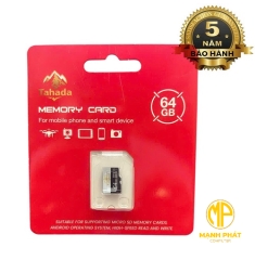 Thẻ nhớ micro SDXC TAHADA tốc độ 100Mb/s dung lượng 64GB (kèm vĩ đựng)