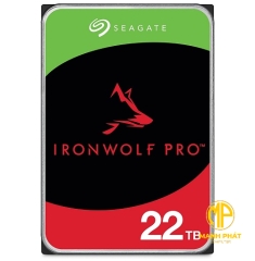 Ổ cứng Seagate IRONWOLF PRO 3.5 22TB| ST22000NT001