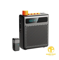 Loa Trợ Giảng Không Dây KY300 (Mic Lavalier 15g Chống Hú DSP Bluetooth 5.4 Pin 25 Giờ)