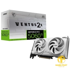 VGA MSI GeForce RTX 5060 Ti 8G VENTUS 2X OC WHITE