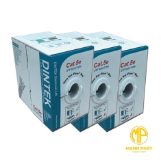 DINTEK CAT.5e FTP, 4 pair, 24AWG, Bọc nhôm chống nhiễu, 305m/box(1103-03011)