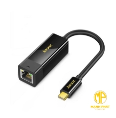 Cáp Chuyển USB Type C Sang Lan RJ45 Jasoz T-F114 (20cm) Tốc Độ 1Gbps Đầu Cáp Mạ Vàng Chuẩn Gigabit 1000Mbps 
