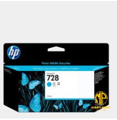 HP 728 130-ml Cyan Ink Crtg_F9K04A