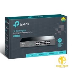 Bộ chia tín hiệu 16 cổng Gigabit Desktop/Rackmount TL-SG1016D