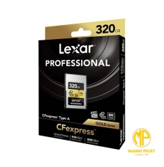 Thẻ nhớ CFexpress Lexar (LCAGOLD320G-RNENG) Professional 320GB Type A GOLD Series 