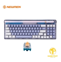 Bàn Phím Cơ Gasket Không Dây Có Chủ Đề NEWMEN GM780 Nebula Gasket - Tinh vân