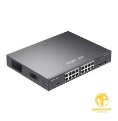 Bộ chuyển mạch RUIJIE RG-ES116G, 16 cổng, chất liệu vỏ kim loại, half duplex, full duplex