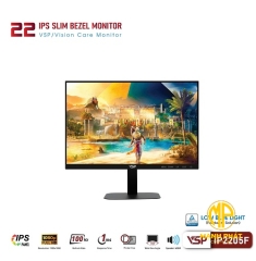Màn hình văn phòng VSP IP2205F Đen (22inch IPS | 120Hz | VGA*1 | HDMI*1 | Loa 4Ω2W*2 | 1ms)