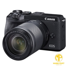 Máy ảnh Canon EOS M6 Mark II Kit 18-150mm (Đen/Bạc)