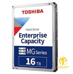 Ổ cứng TOSHIBA Enterprise 3.5 NEARLINE 16TB SATA 7200RPM, 6Gbps, 512Mb, 262MiB/s MG09ACA16TE	