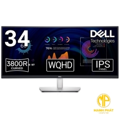 Màn Hình Dell P3424WE | 34.14inch WQHD IPS 60Hz 5ms - USB TypeC Curved