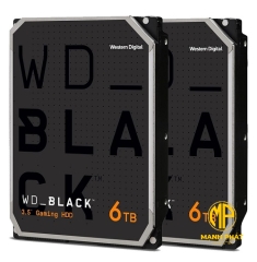 Ổ cứng HDD WD HDD Black 6TB 3.5 SATA 3/ 128MB Cache/ 7200RPM (Màu đen)| WD6004FZWX