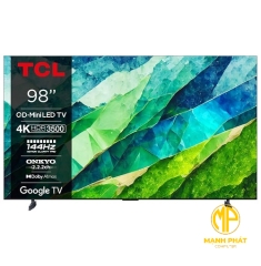 Google TV QD-Mini LED TCL 4K 98 inch 98C855 | 98C855