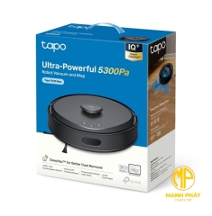 Robot hút bụi và lau nhà với lực hút siêu mạnh 5300Pa | Tapo RV30 Max