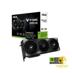 VGA Asus TUF Gaming RTX 5070 Ti 16GB GDDR7 OC (TUF-RTX5070TI-O16G-GAMING)