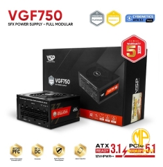 Nguồn VSP VGF750 (750W | Chuẩn SFX Cybenetics Platinum | Fully Modular | ATX 3.1 & PCIe 5.1)