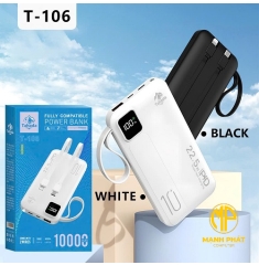PIN SẠC DỰ PHÒNG TAHADA T-106 10.000MAH