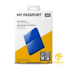  Ổ cứng WD My Passport 4TB WDBYFT0040BBL Blue