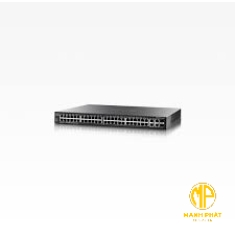 Cisco 48-port PoE+ (support 60W PoE Port) Managed Switch - SG350-52P-K9 