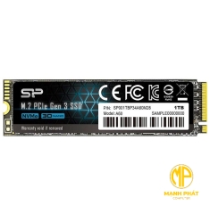 Ổ cứng SILICON POWER M.2 2280 PCIe NVME GEN 3x4 SSD A60 SP001TBP34A60M28 1TB