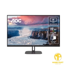 Màn hình AOC UHD U32V5N/74 31.5 inch 4K VA 60Hz 4ms Delta E  2 phẳng
